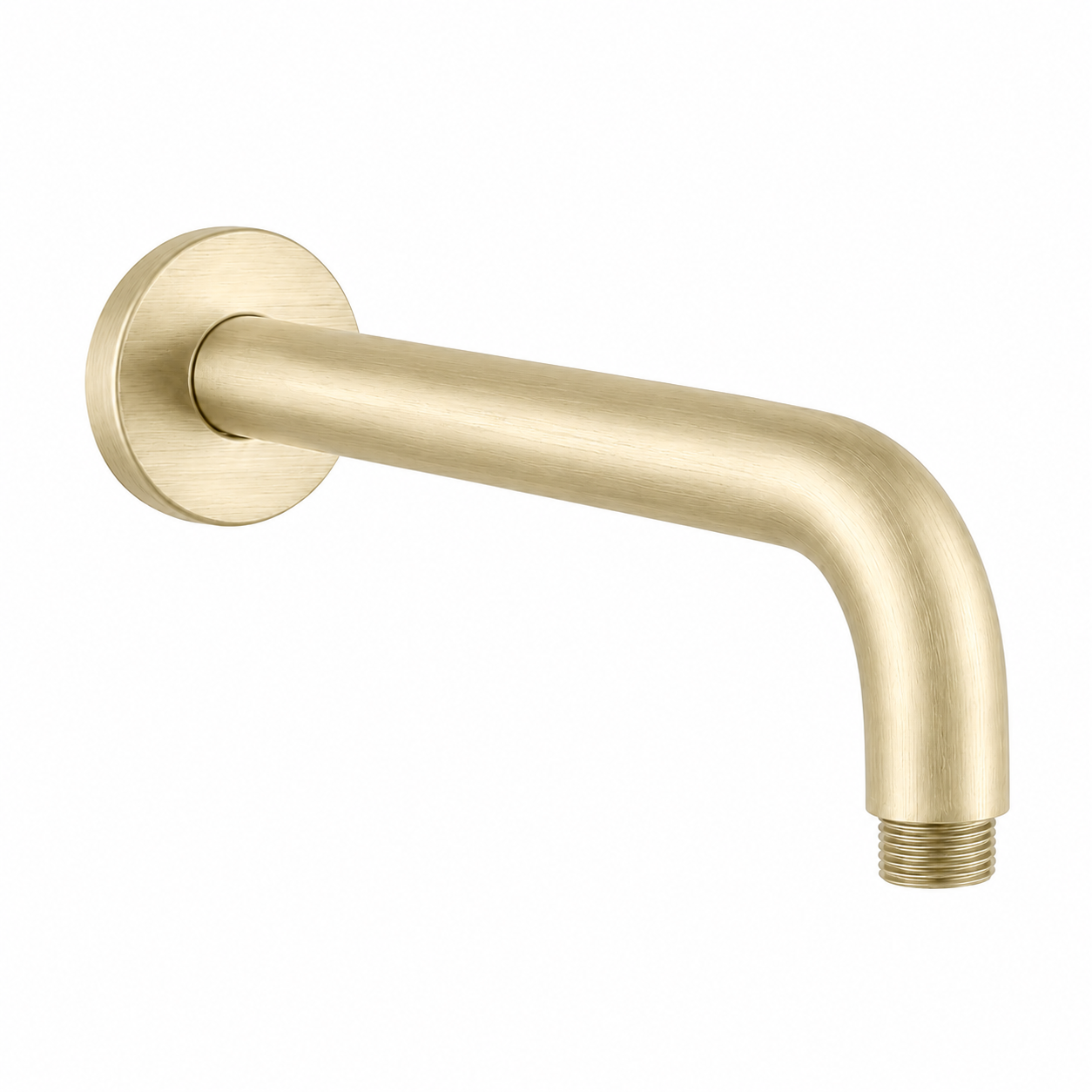 Shower Arm 400mm Round Stainless Steel Wall Mounted Light Brushed Yellow