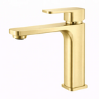 IVANO Series Short Basin Mixer Light Brushed Gold