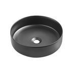 Ceramic Basin 360x360x120mm  Above Counter Matte Black