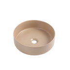 Ceramic Basin 360x360x120mm  Above Counter Matte Khaki