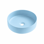 Ceramic Basin 360x360x120mm  Above Counter Matte Blue