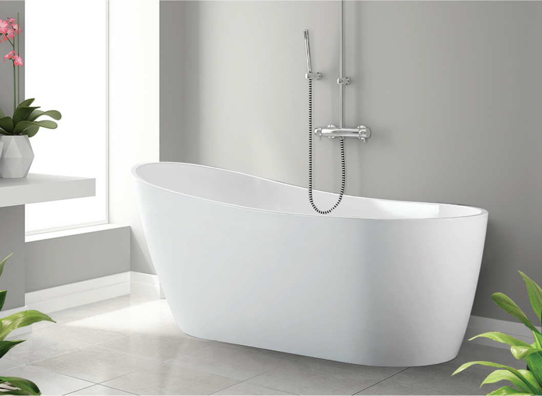 1700x800x730 NOVA Collection Bathtub Gloss White