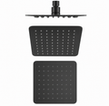 Slim Square Rainfall Shower Head 250mm Matte Black