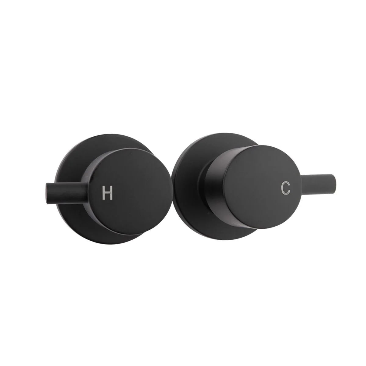 LUCID PIN Series Wall Taps Matte Black