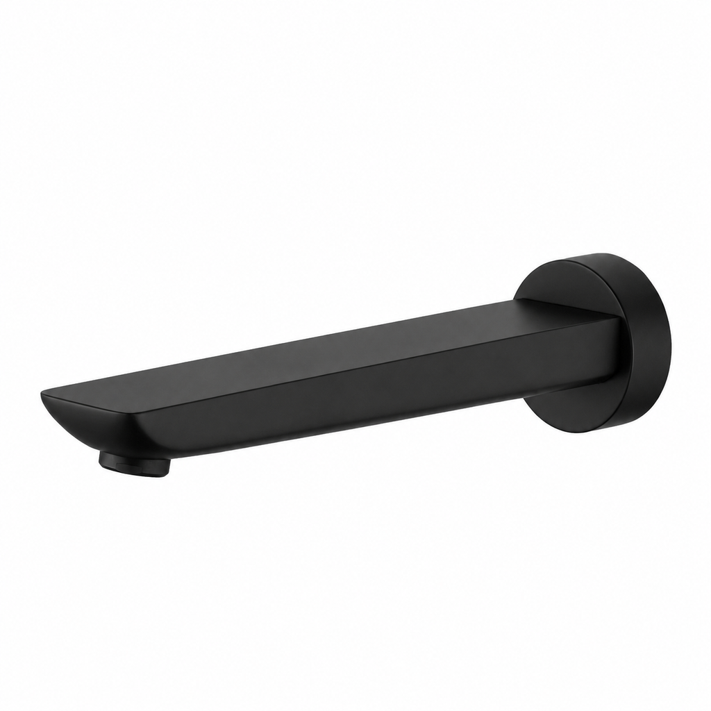 RUSHY Series Basin/Bathtub Wall Spout Matte Black