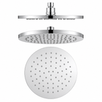 Round Rainfall Shower Head 250mm ABS Chrome