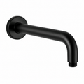 Shower Arm 400mm Round Stainless Steel Wall Mounted Matte Black