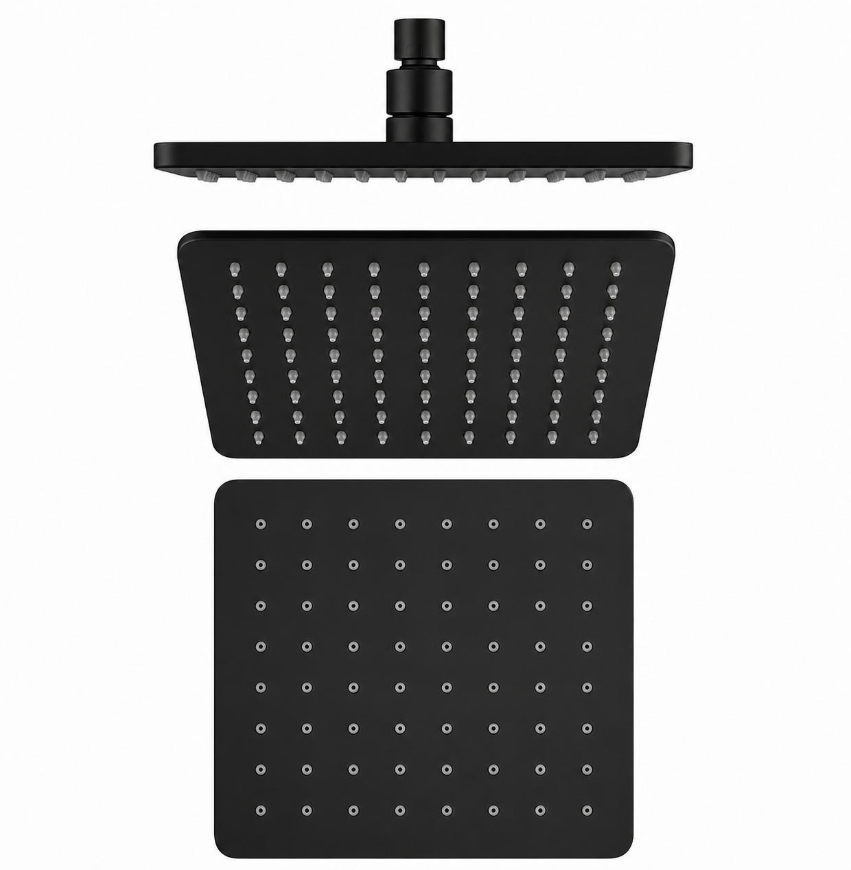 Square Rainfall Shower Head 200mm ABS Chrome