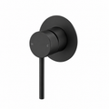 LUCID PIN Series Wall Mixer 80MM Cover Plate Matte Black