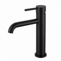 LUCID PIN Series Round Tall Basin Mixer Matte Black