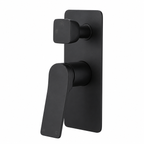 RUSHY Series Shower/Bath Wall Mixer with Diverter Matte Black