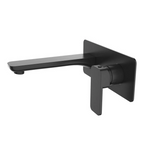 IVANO Series Wall Basin/Bathtub Mixer with Spout Matt Black