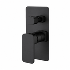 IVANO  Series Shower/Bath Wall Mixer with Diverter Solid Brass Black