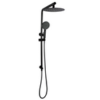 Shower Station (Shower Set) Top Water Inlet 250 Round Matte Black