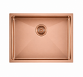 600x450x230mm Stainless Steel Handmade Top/Under mount Single Bowls Rose Gold Sink