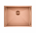 600x450x230mm Stainless Steel Handmade Top/Under mount Single Bowls Rose Gold Sink
