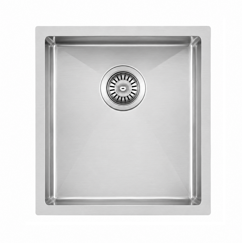 390x450x215mm Stainless Steel Handmade Top/Under mount Single Bowls Sink