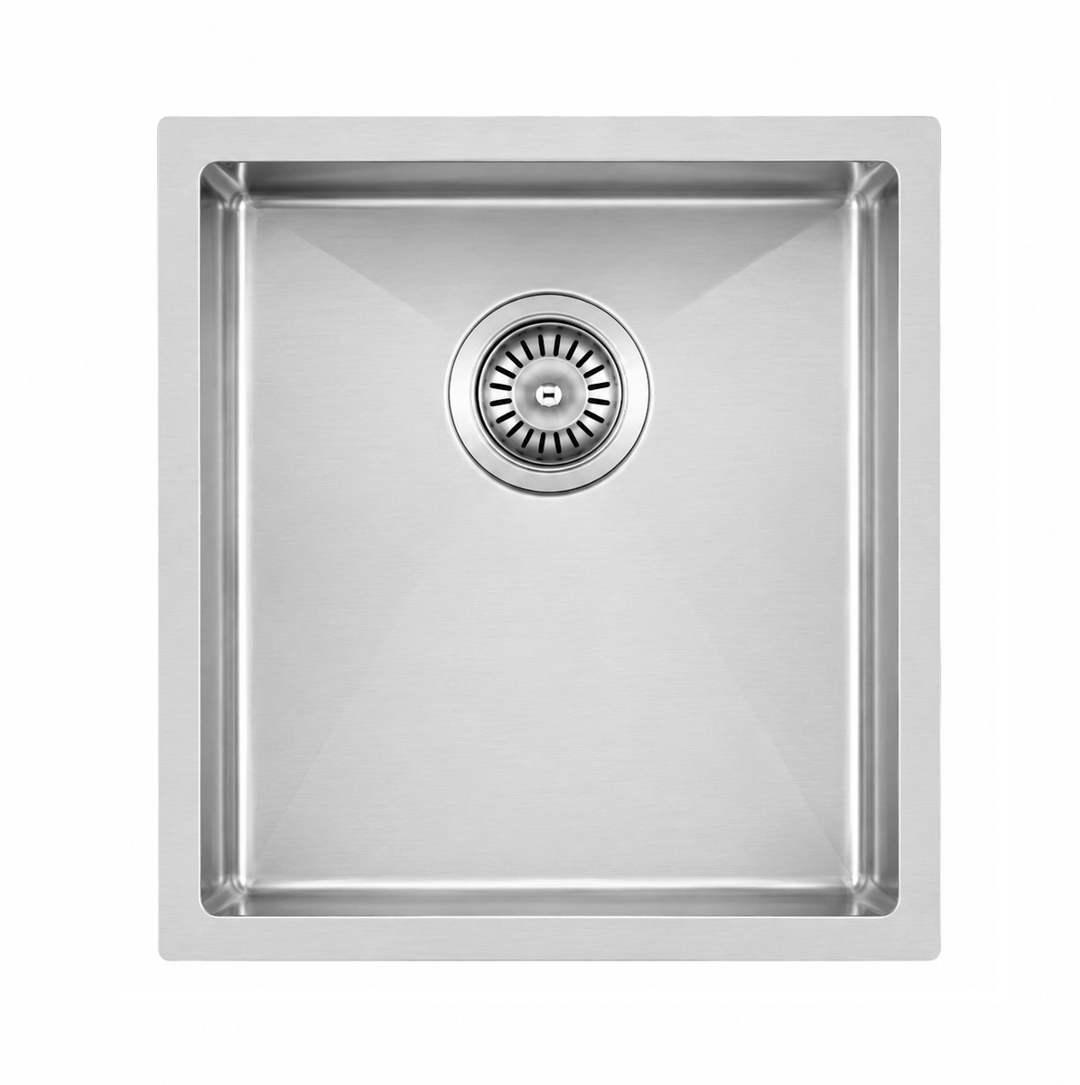 390x450x215mm Stainless Steel Handmade Top/Under mount Single Bowls Sink