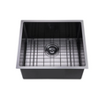 500x440x230mm Stainless Steel Handmade Top/Under mount Single Bowls Gun Metal Grey Sink