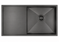 950x450x230mm Stainless Steel Handmade Top/Under mount Single Bowls Gun Metal grey Sink