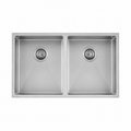 770x450x215mm Stainless Steel Handmade Top/Under mount Double Bowls Sink
