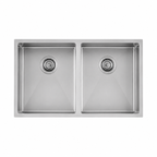 770x450x215mm Stainless Steel Handmade Top/Under mount Double Bowls Sink
