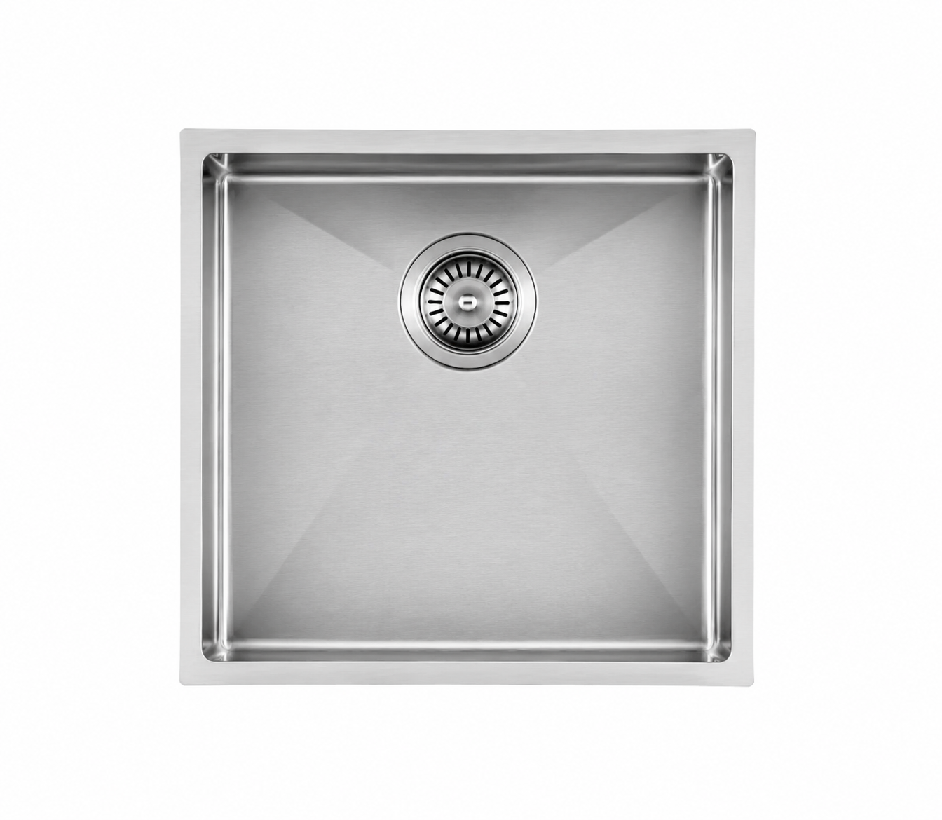 440x440x205mm Stainless Steel Handmade Top/Under mount Single Bowls Sink