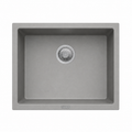 610x457x205mm Carysil Big single Bowl Granite Sink Concrete Grey