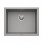 610x457x205mm Carysil Big single Bowl Granite Sink Concrete Grey