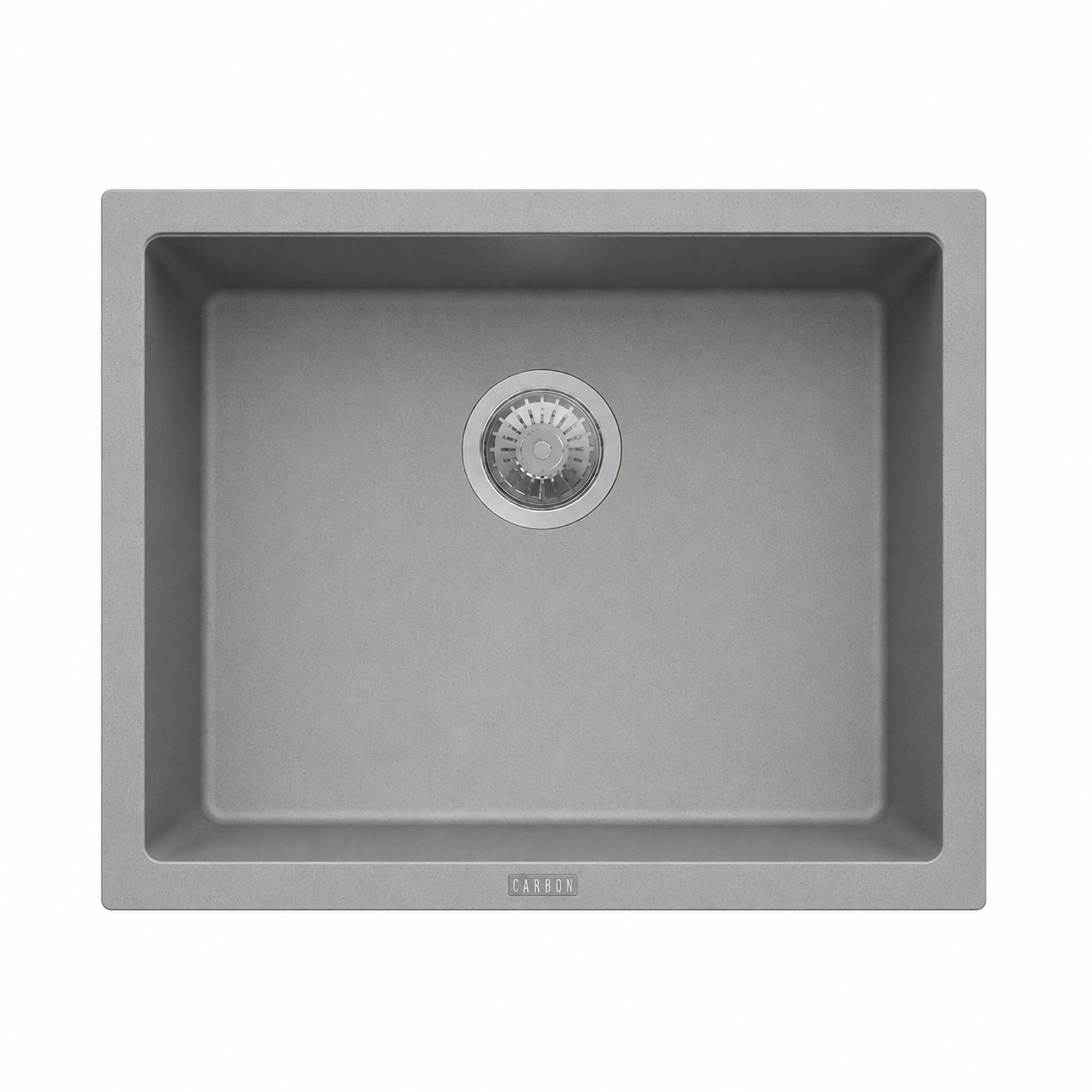 610x457x205mm Carysil Big single Bowl Granite Sink Concrete Grey