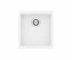 430x460x200mm Carysil Enigma single Bowl Granite Sink Snova White