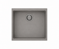 533x457x205mm Carysil Enigma single Bowl Granite Sink Concrete Grey