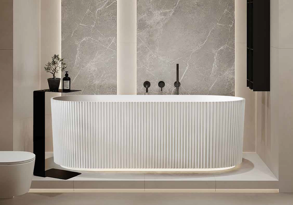1500x750x580 Trina Collection Bathtub Matt White