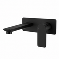 VOG Series Wall Basin/Bathtub Mixer with Spout Matte Black
