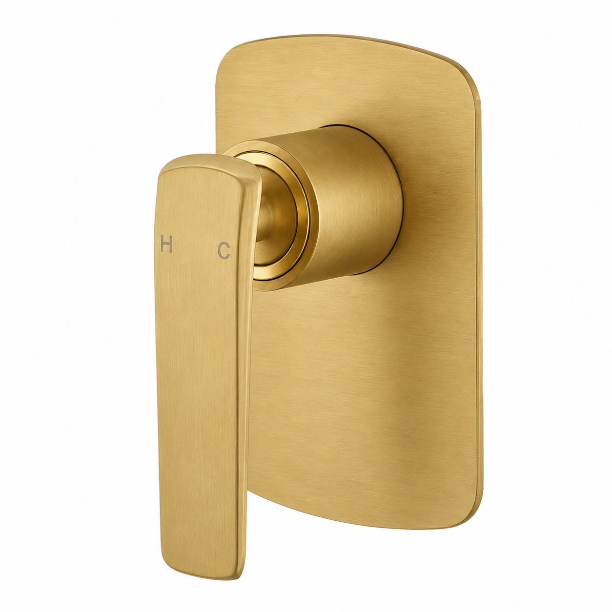Norico Esperia Series Wall Mixer Brushed Yellow Gold
