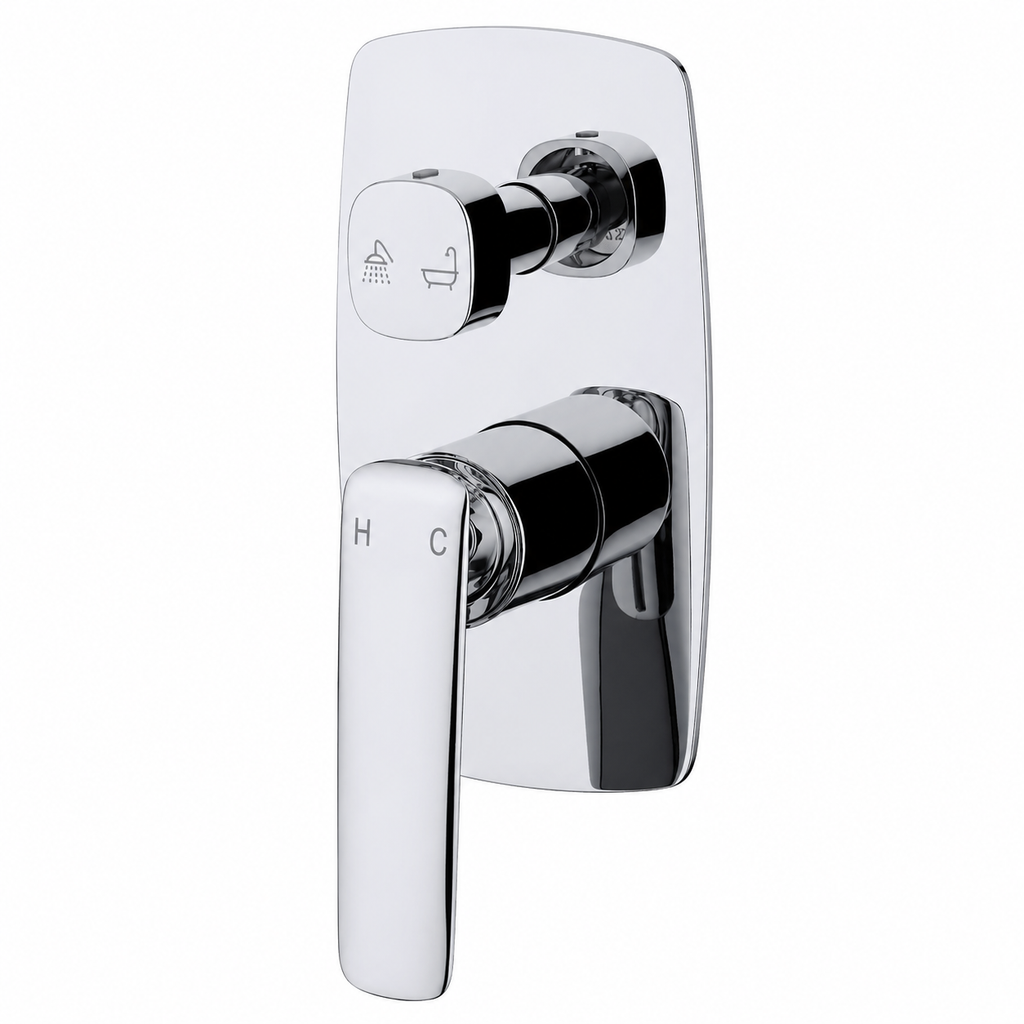 Norico Bellino Series Shower/Bath Wall Mixer with Diverter Chrome