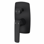Norico Bellino Series Shower/Bath Wall Mixer with Diverter Matte Black