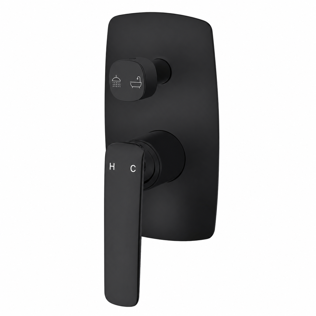 Norico Bellino Series Shower/Bath Wall Mixer with Diverter Matte Black