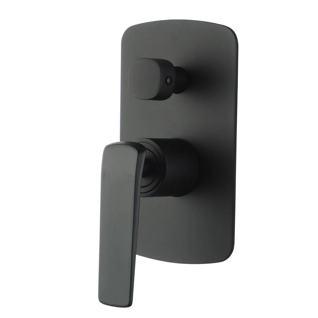 Norico Esperia Series Shower/Bath Wall Mixer with Diverter Matte Black