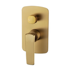 Norico Esperia Series Shower/Bath Wall Mixer with Diverter Brushed Yellow Gold