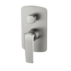 Norico Esperia Series Shower/Bath Wall Mixer with Diverter Brushed Nickel