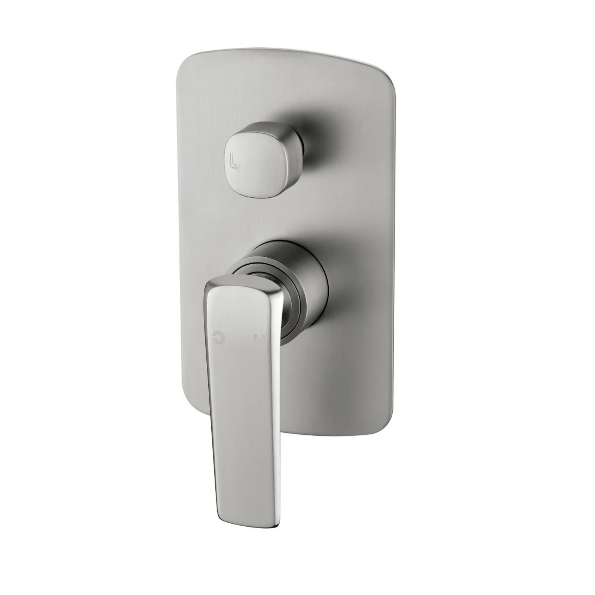 Norico Esperia Series Shower/Bath Wall Mixer with Diverter Brushed Nickel