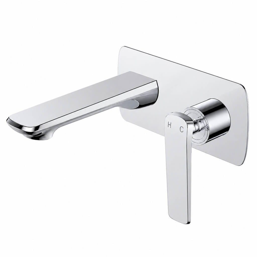 Norico Esperia Series Wall Basin/Bathtub Mixer with Spout Chrome