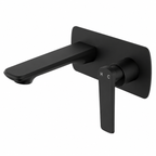Norico Esperia Series Wall Basin/Bathtub Mixer with Spout Matte Black