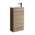Bristol 450x250x860 Floorstanding Vanity Natural Timber