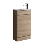 Bristol 450x250x860 Floorstanding Vanity Natural Timber