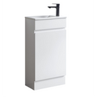 Bristol 450x250x860 Floorstanding Vanity Gloss White