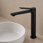 RUSHY Series Tall Basin Mixer Matte Black